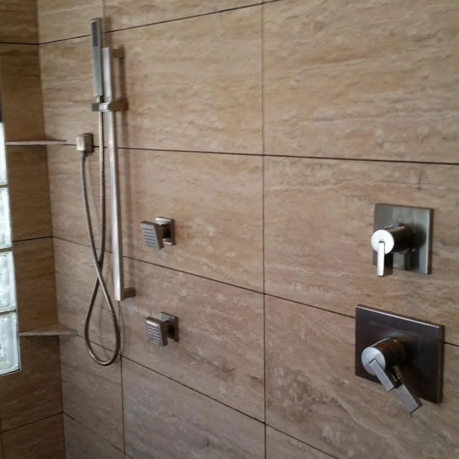 Shower fixture installation for Water Heater Replacement in Bryant
